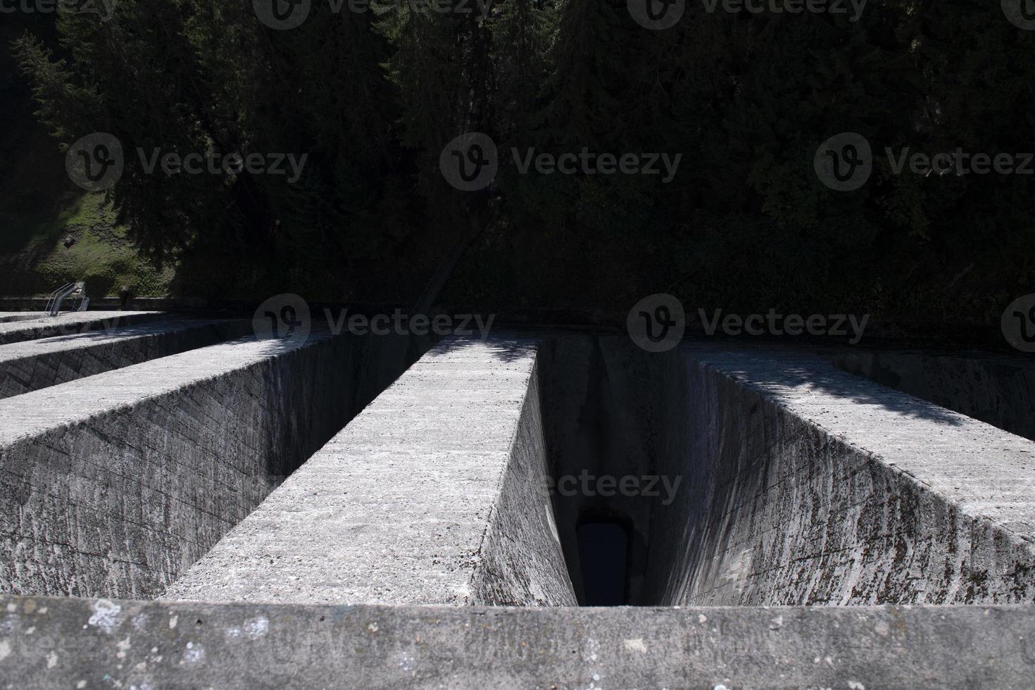 brugnet kunstmatig meer dam Ligurië Italië panorama foto