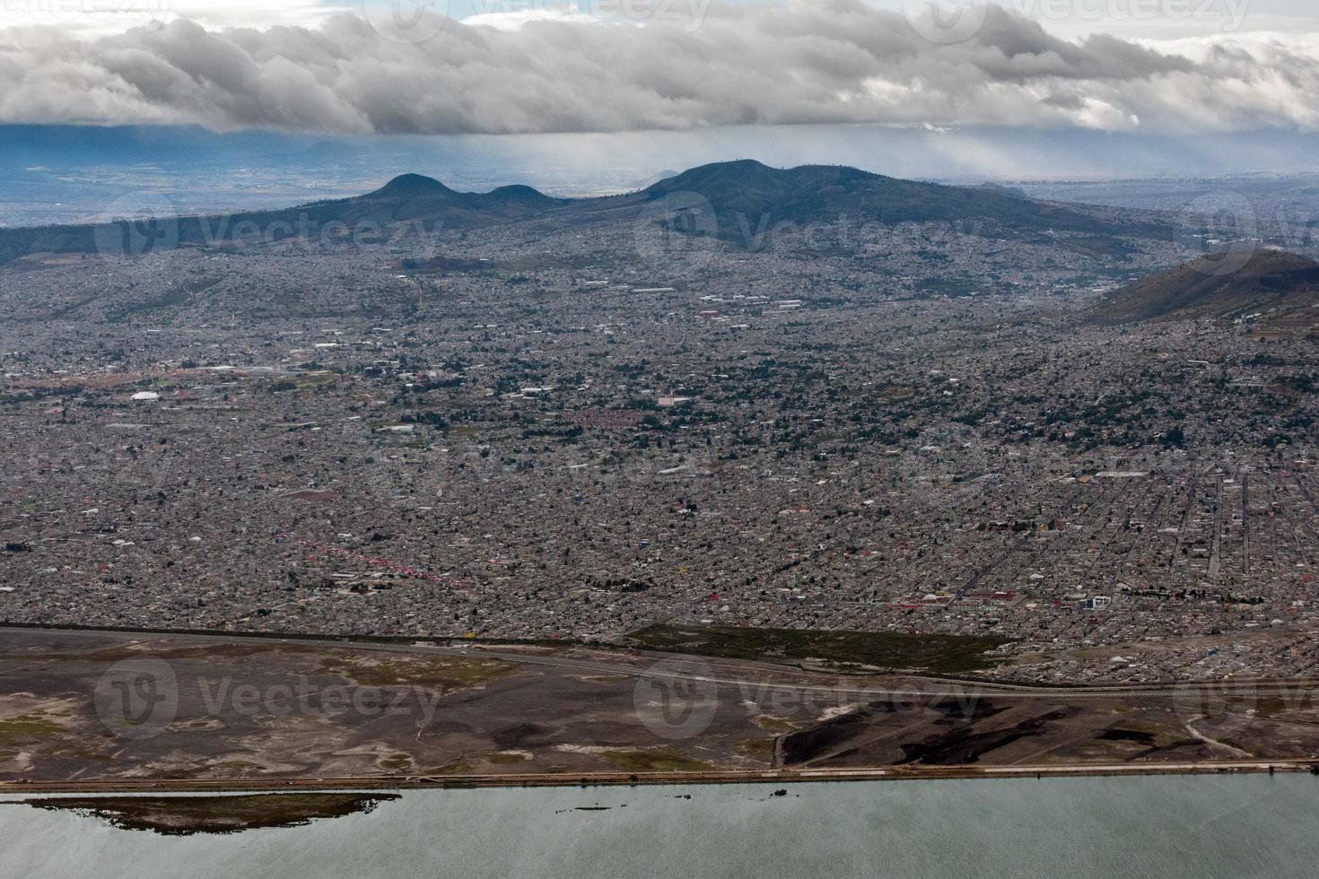 luchtfoto stadsgezicht van mexico-stad foto