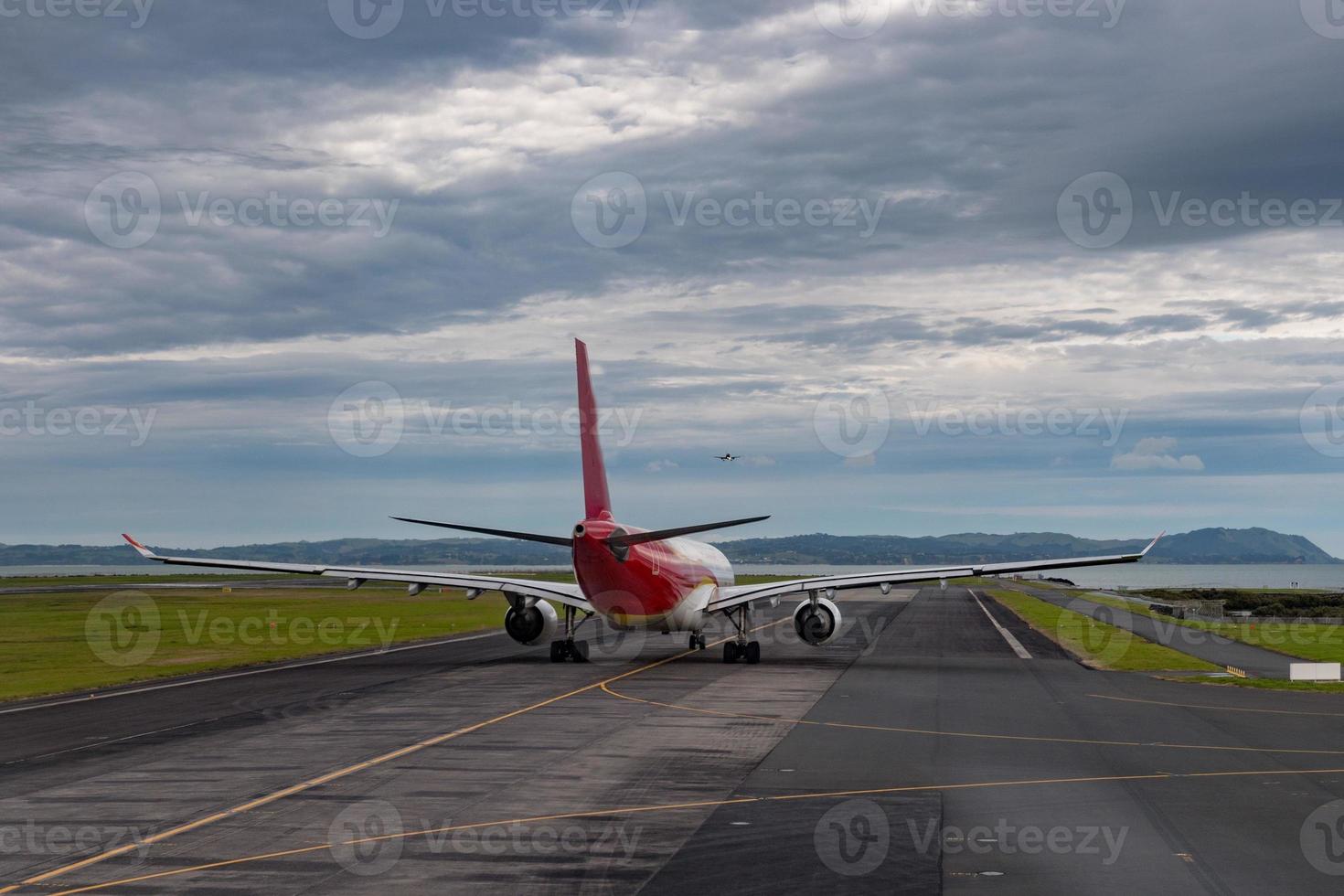 aucland luchthaven landingsbaan foto