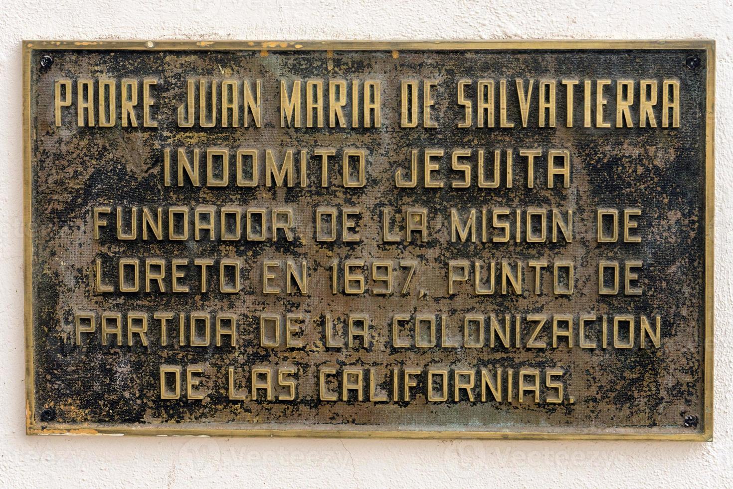 Juan Maria de salvatierra jesuit vader standbeeld foto