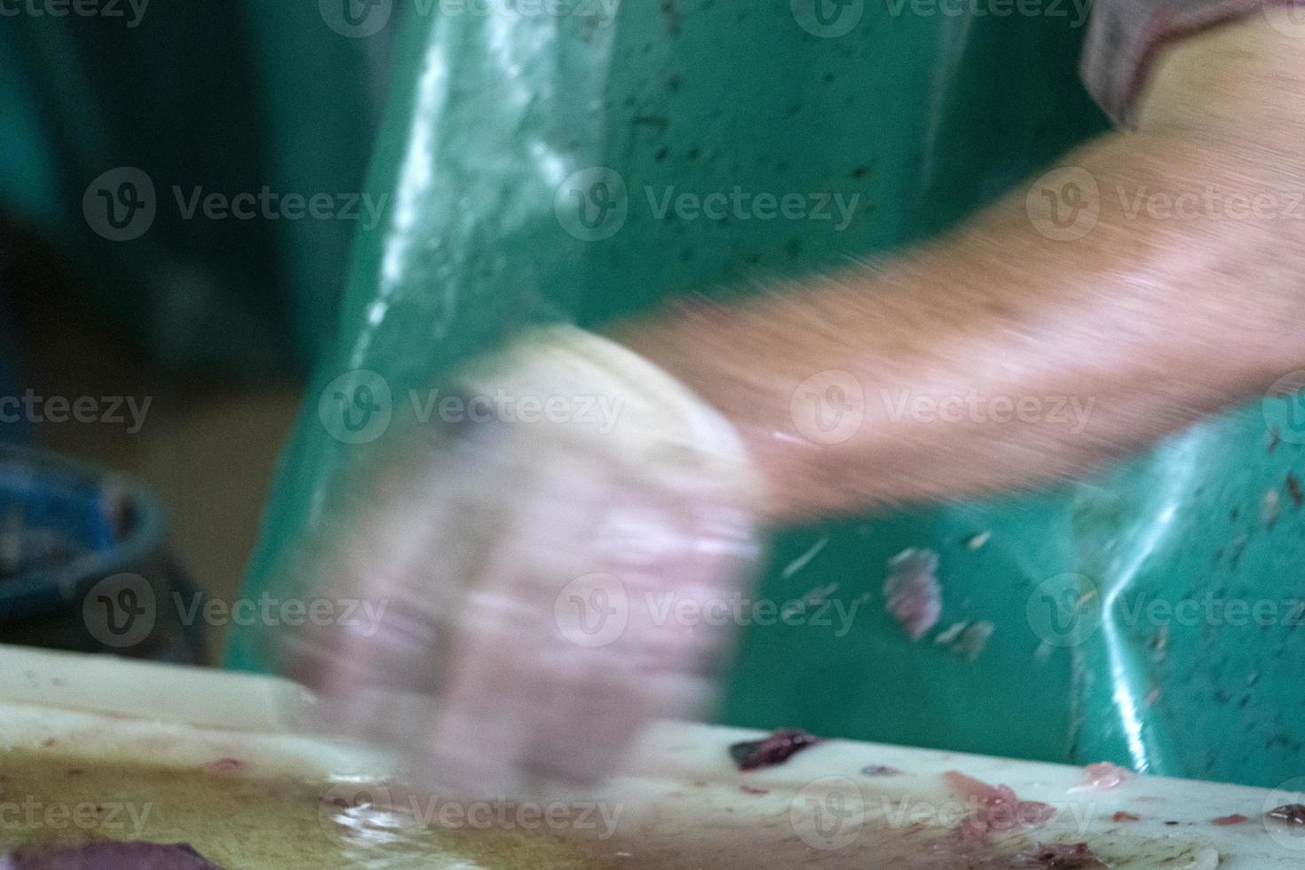 mannetje Maldiven hand- schoonmaak vis Bij de markt foto