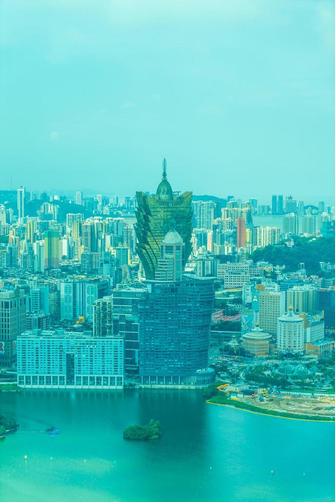 stadsgezicht van de stad Macau foto