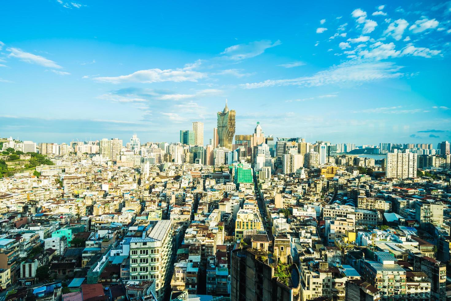 stadsgezicht van de stad Macau foto