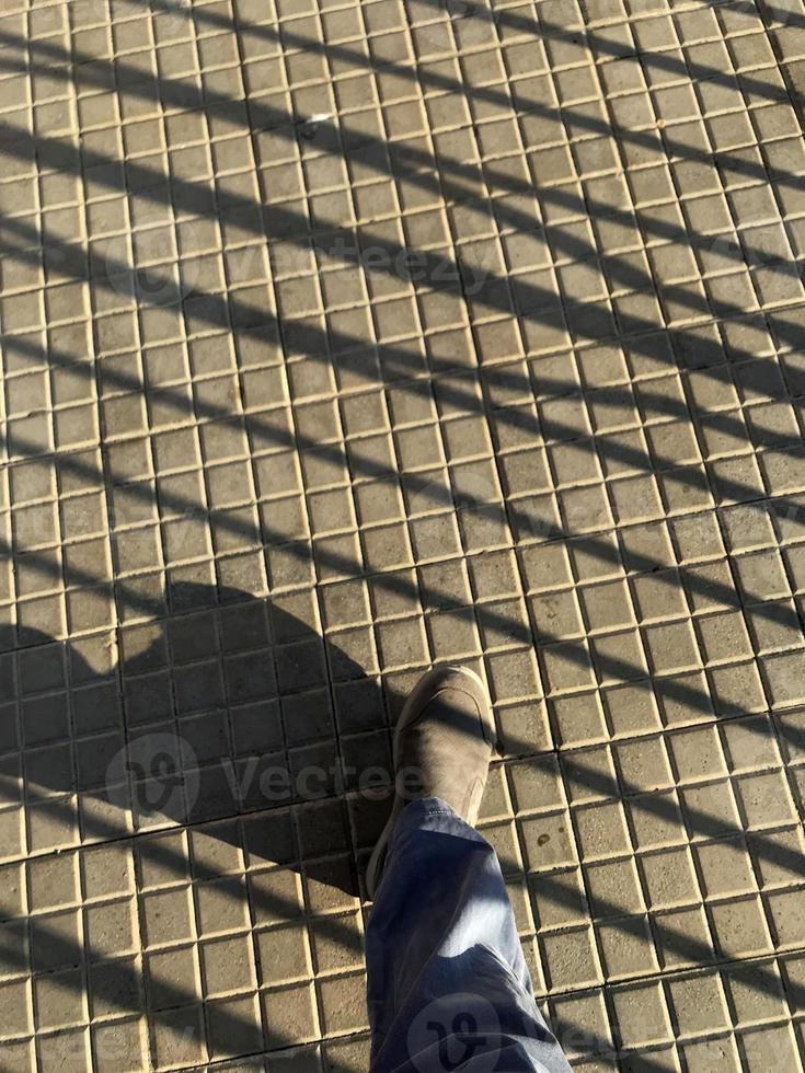 wandelen stap detailopname foto