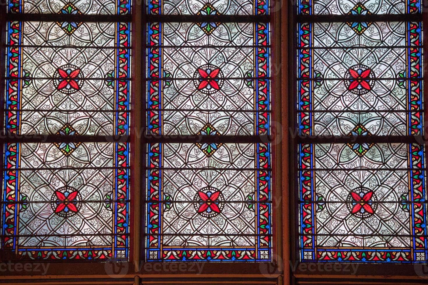 Frans oud kerk koepel venster foto
