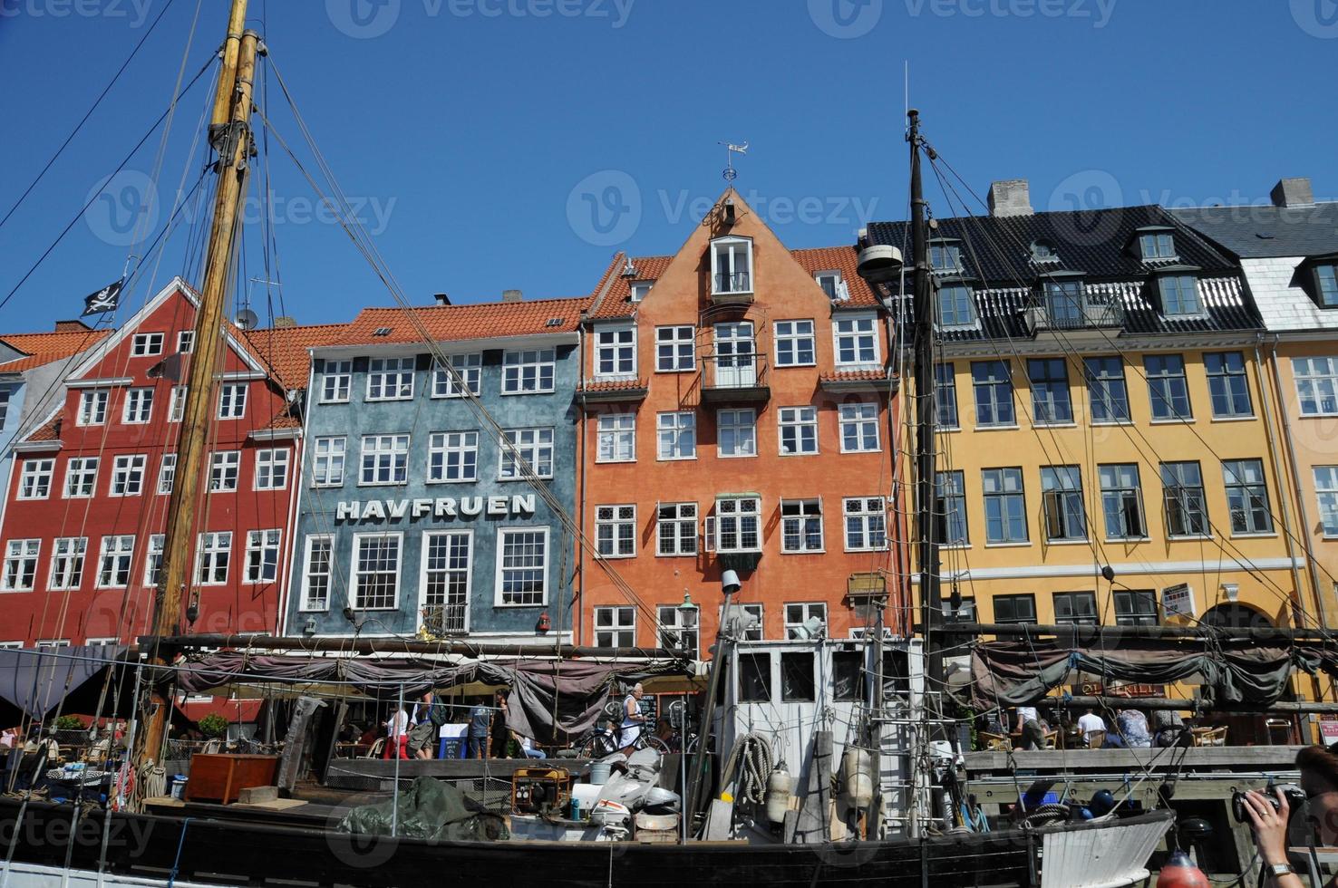 Kopenhagen nyhavn haven foto