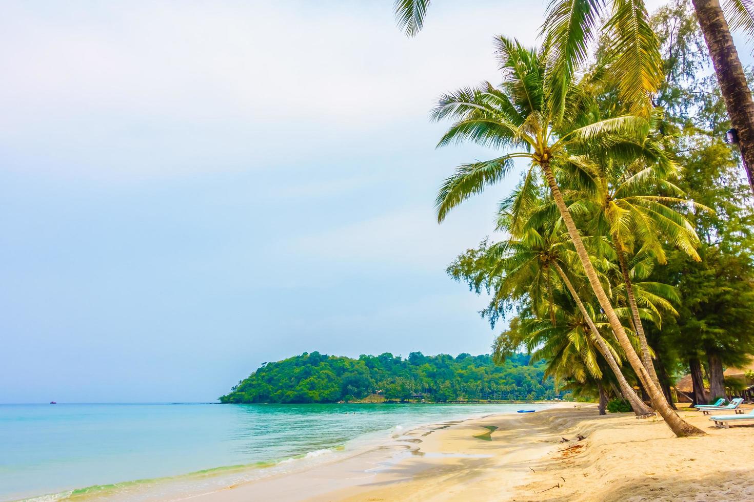 prachtig tropisch strand foto