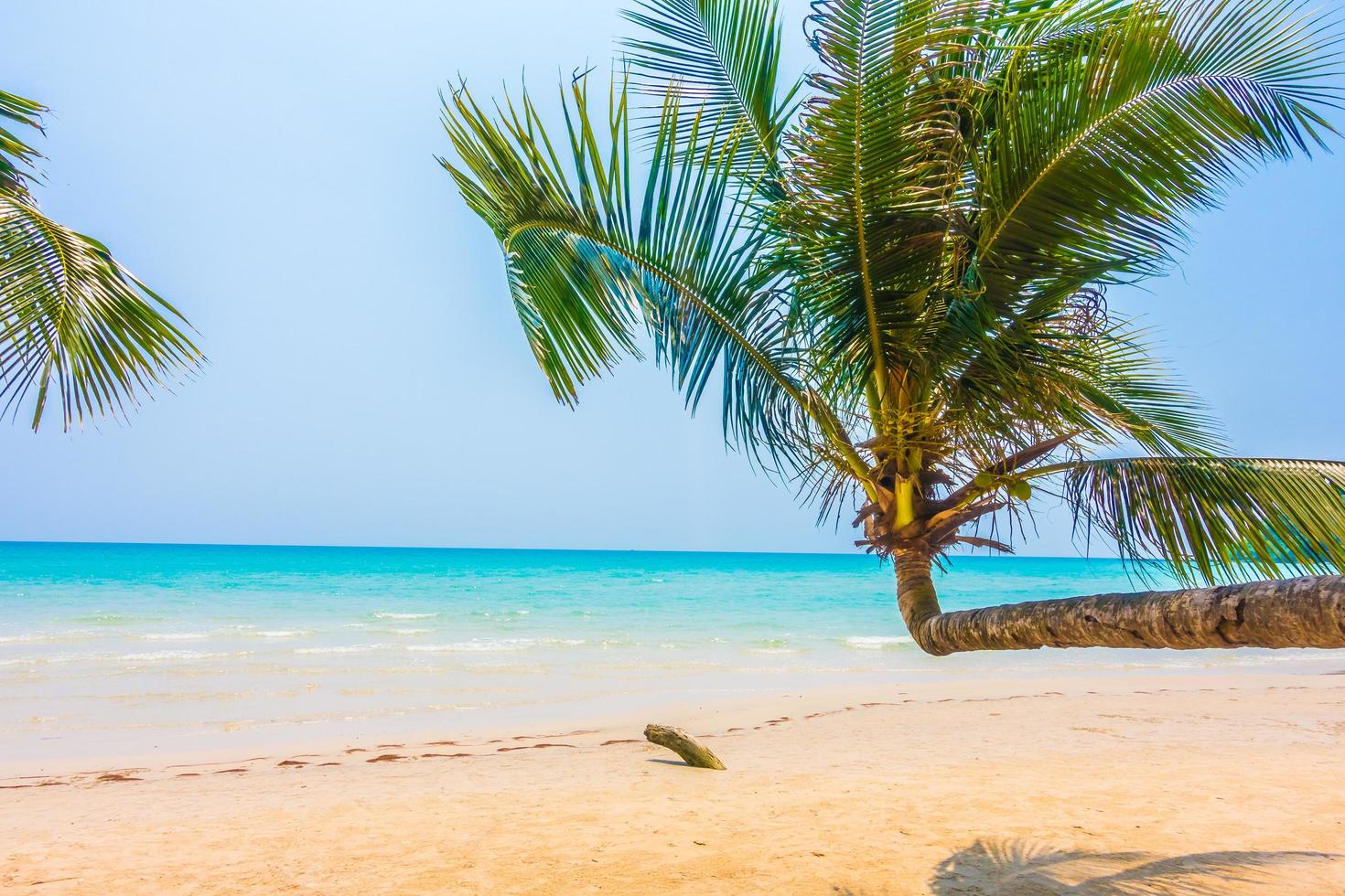 tropisch strand in thailand foto