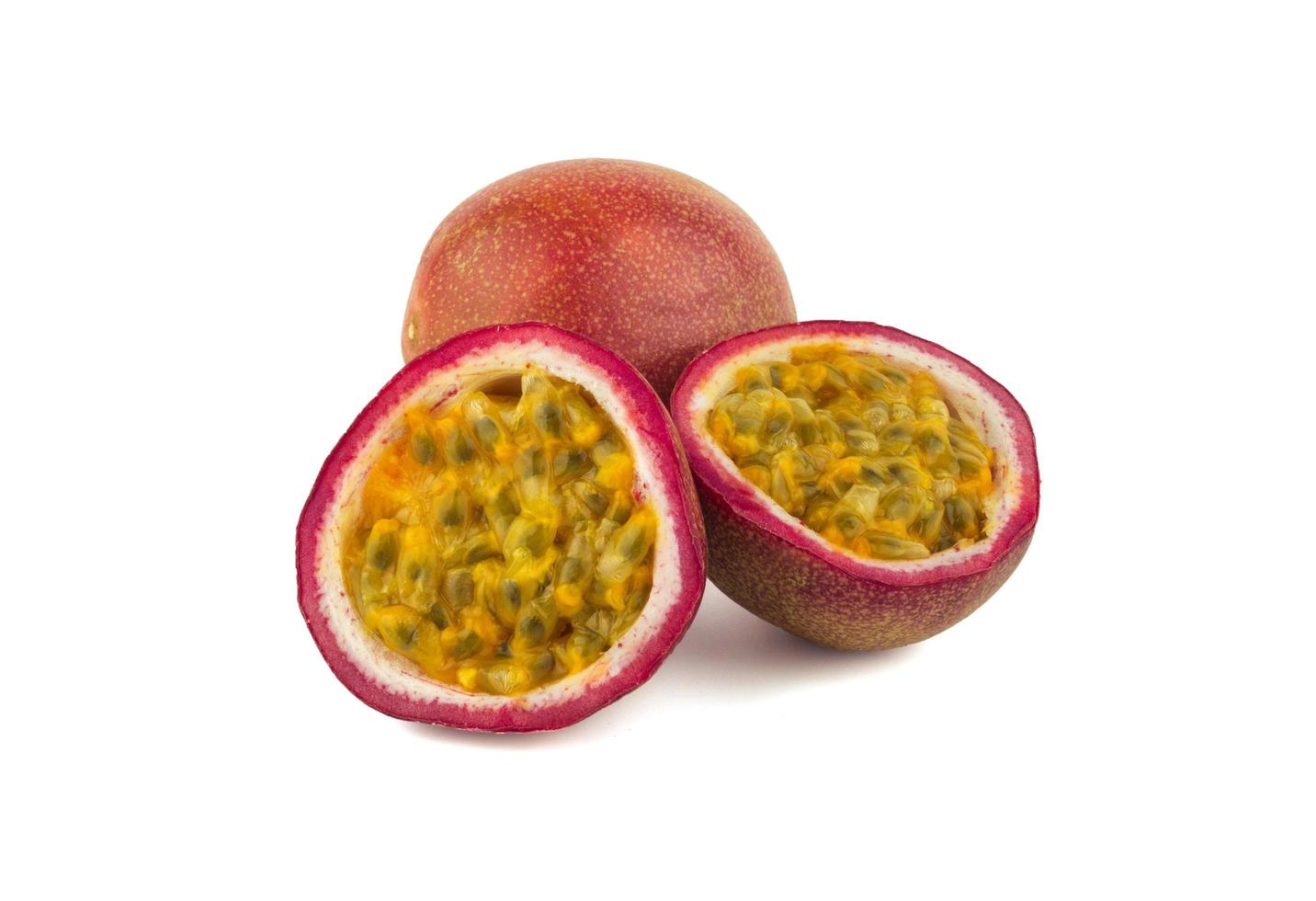 Purper huid passie fruit foto