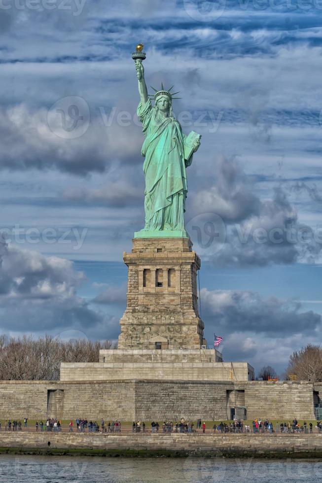 standbeeld van vrijheid - Manhattan - vrijheid eiland - nieuw york foto