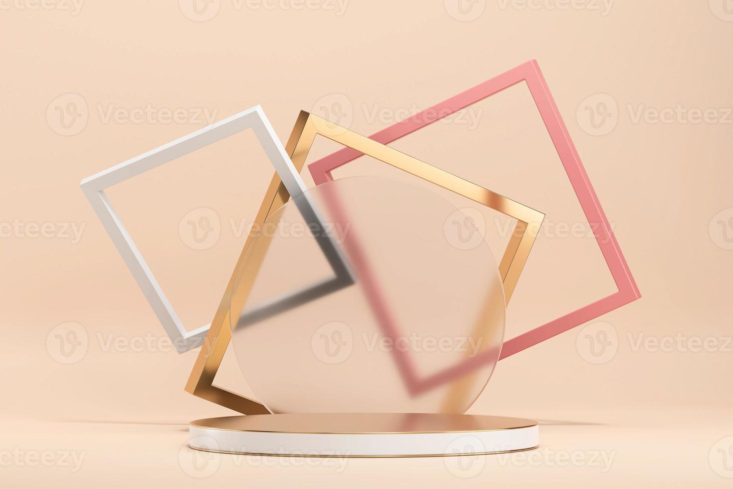 abstract podium podium mockup foto