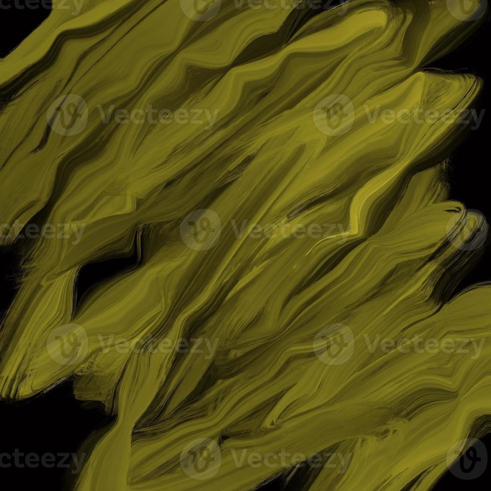 geel borstel in zwart kleur achtergrond foto