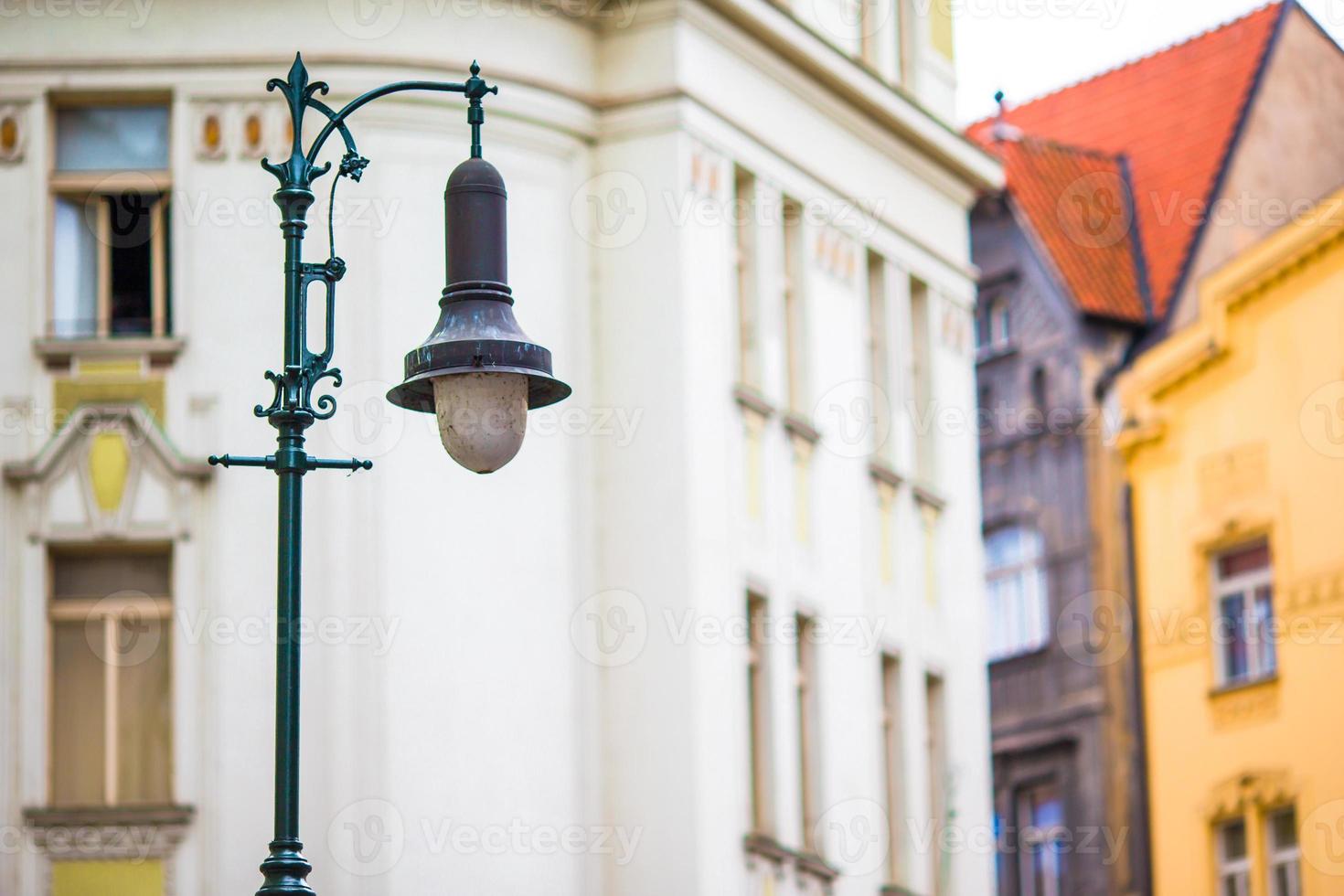 buitenshuis lamp detailopname foto