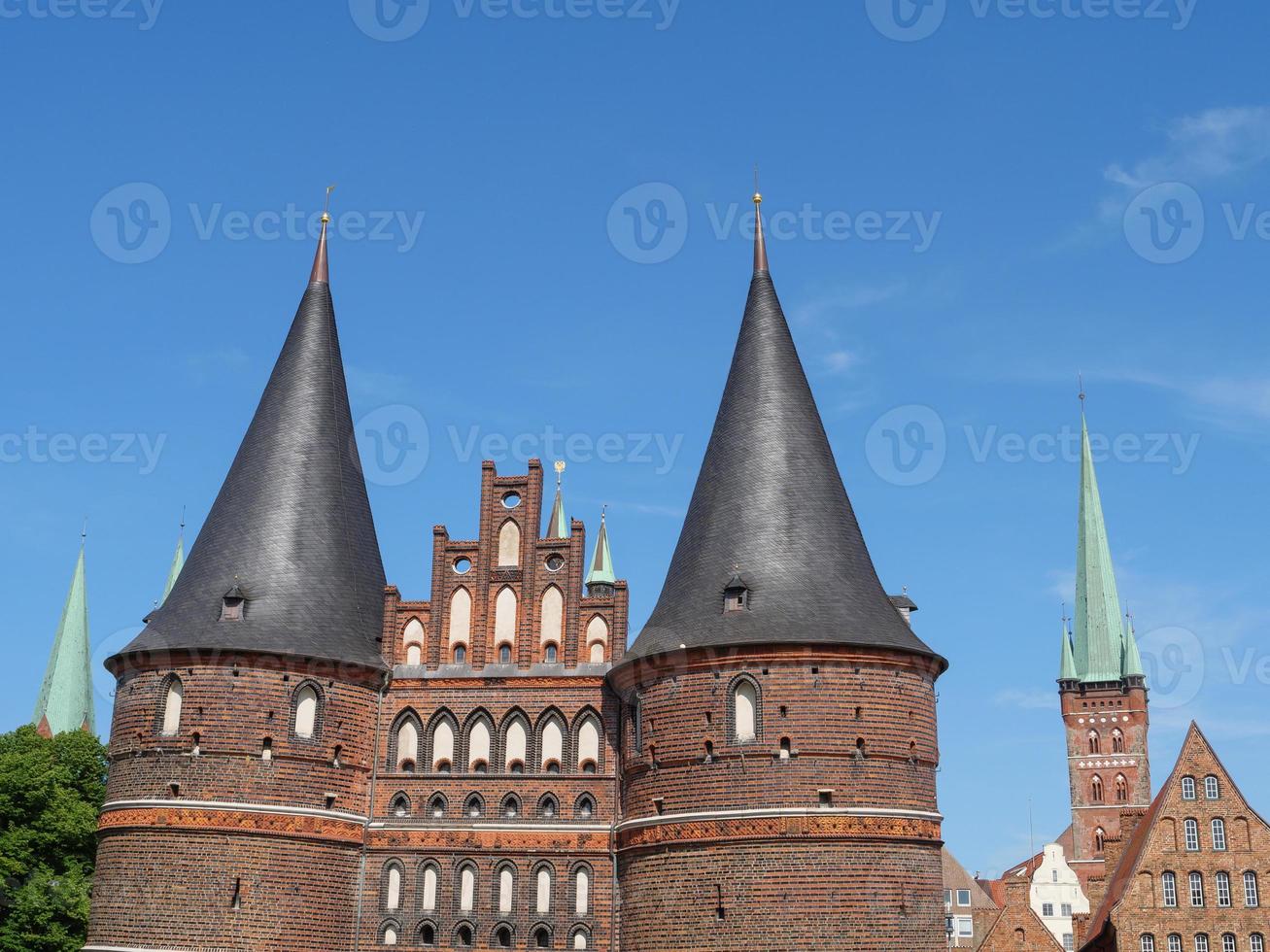 de stad van lubeck in Duitsland foto