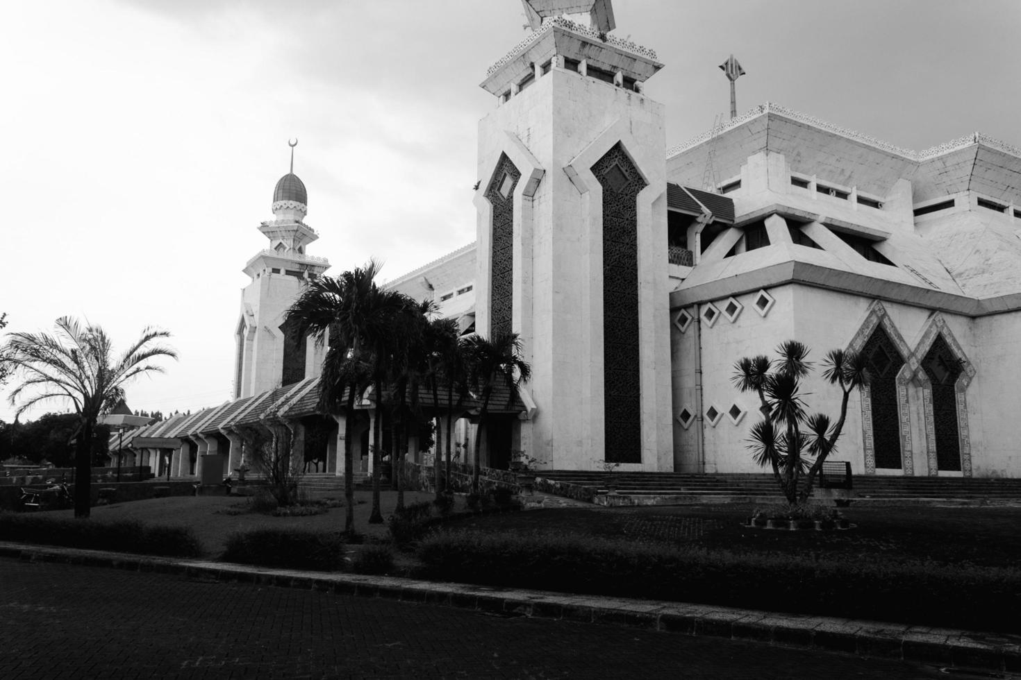 mooi Bij blik moskee Jakarta, Islamitisch achtergrond moskee foto