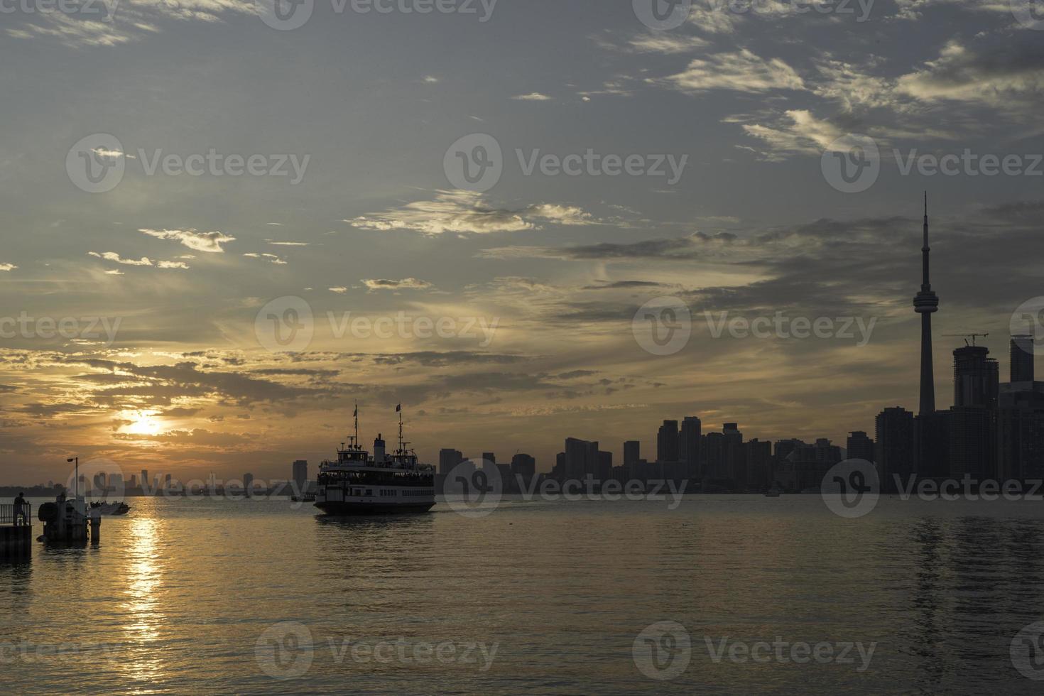 een passagier veerboot kruisen meer Ontario foto