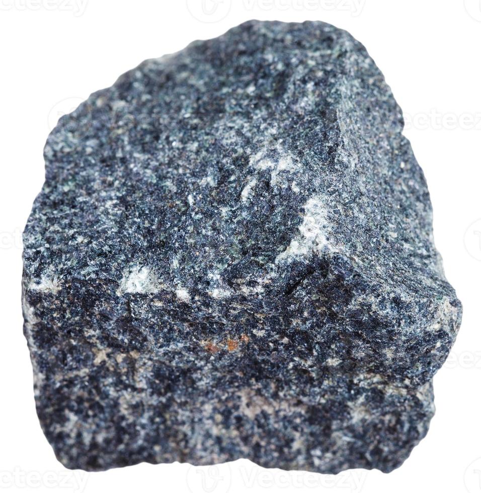 gabbro mineraal geïsoleerd Aan wit achtergrond foto