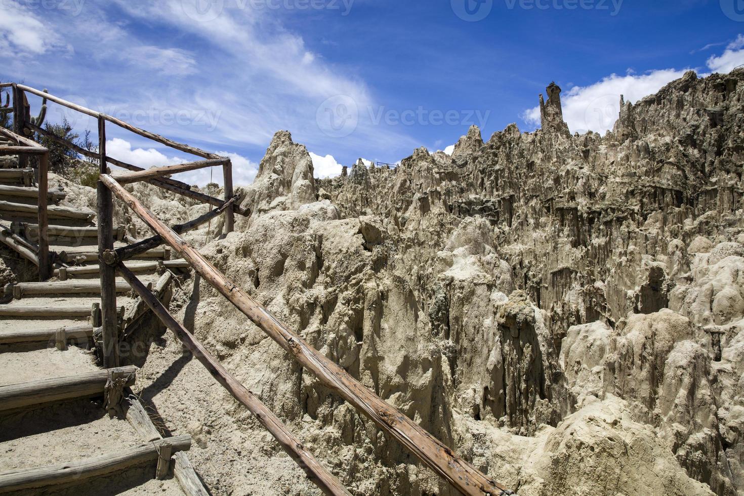 valle de la luna in bolivia foto