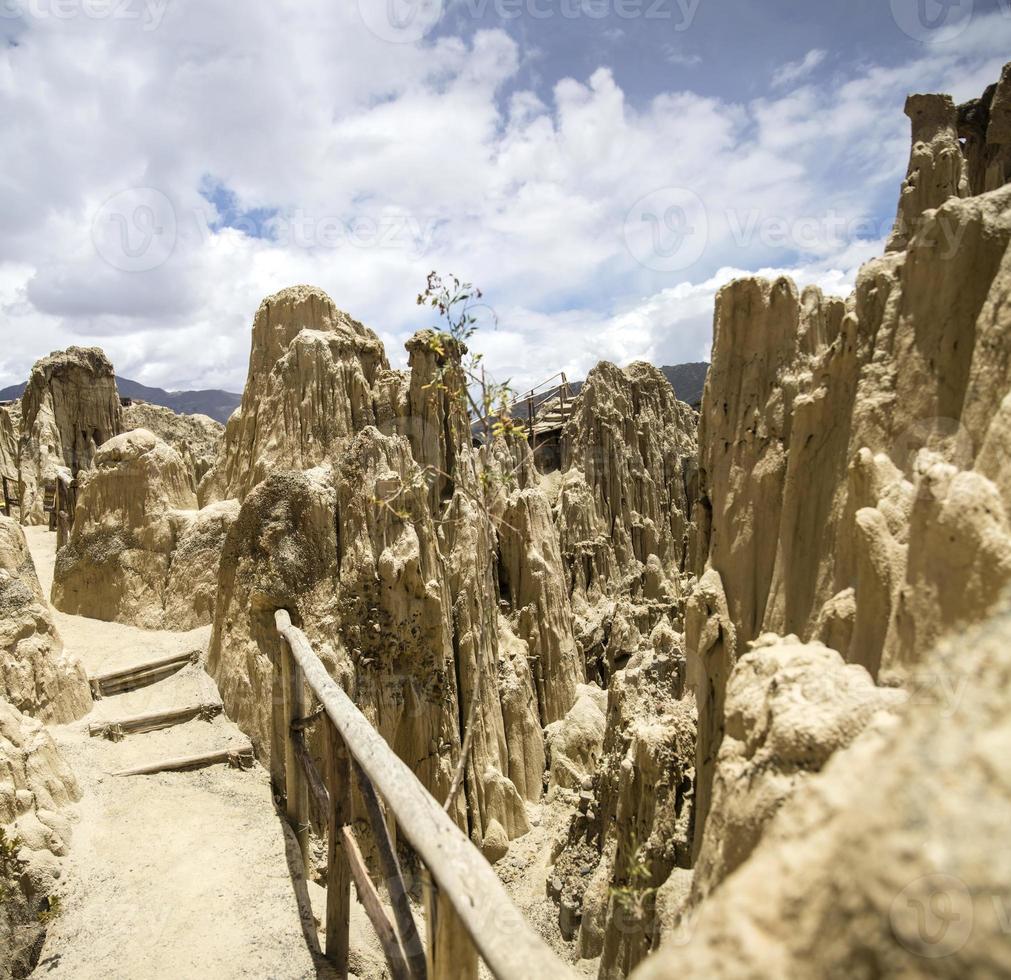 valle de la luna in bolivia foto