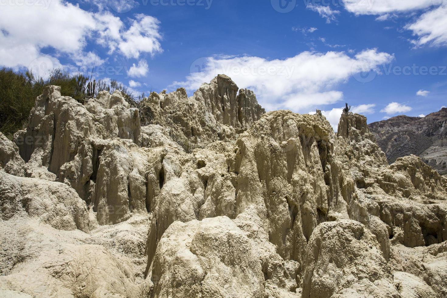 valle de la luna in bolivia foto