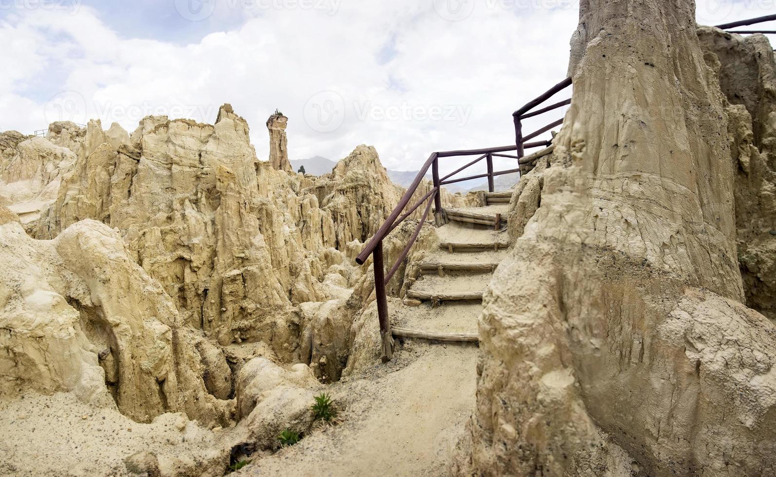 valle de la luna in bolivia foto