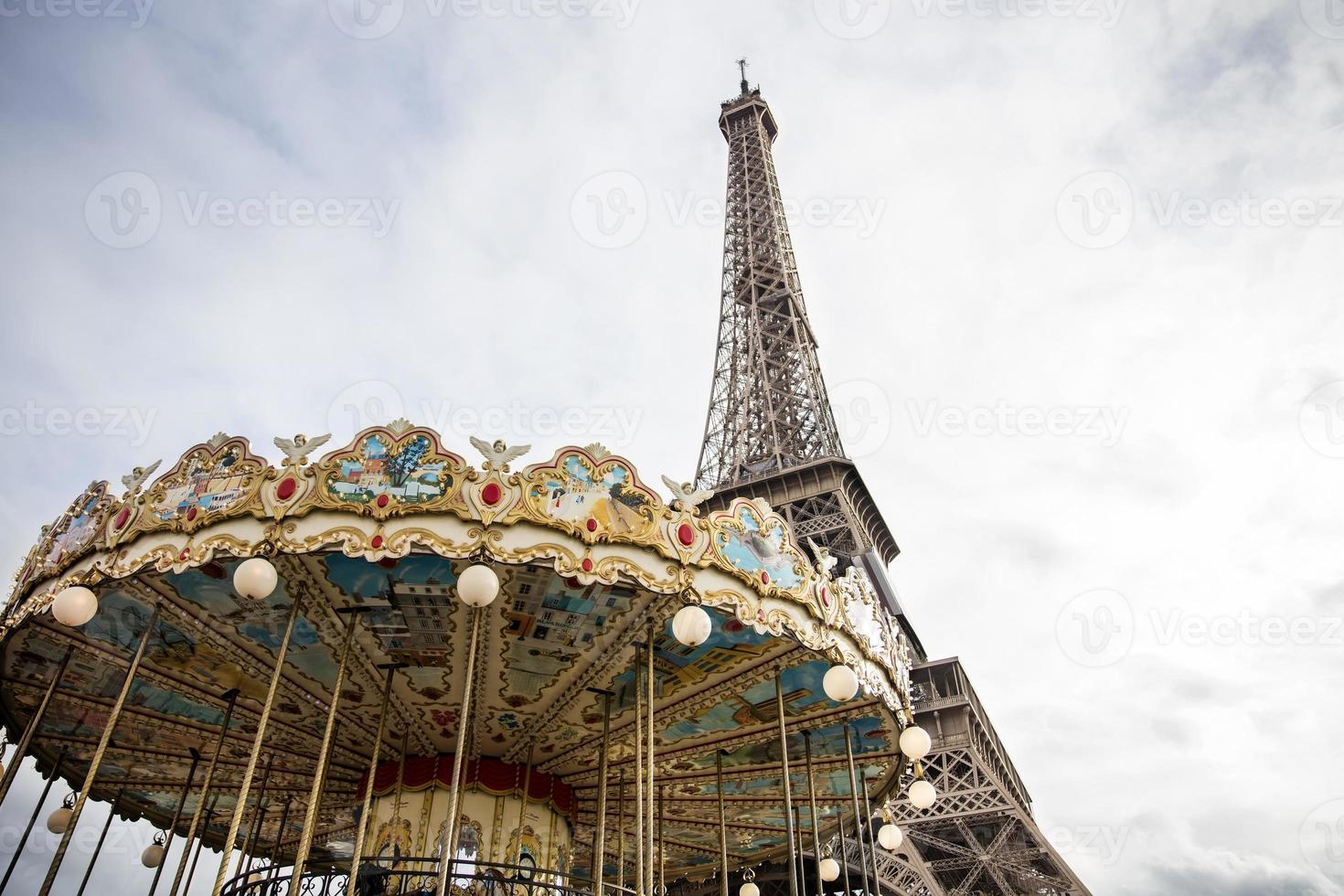 detail uit de vintage carrousel foto