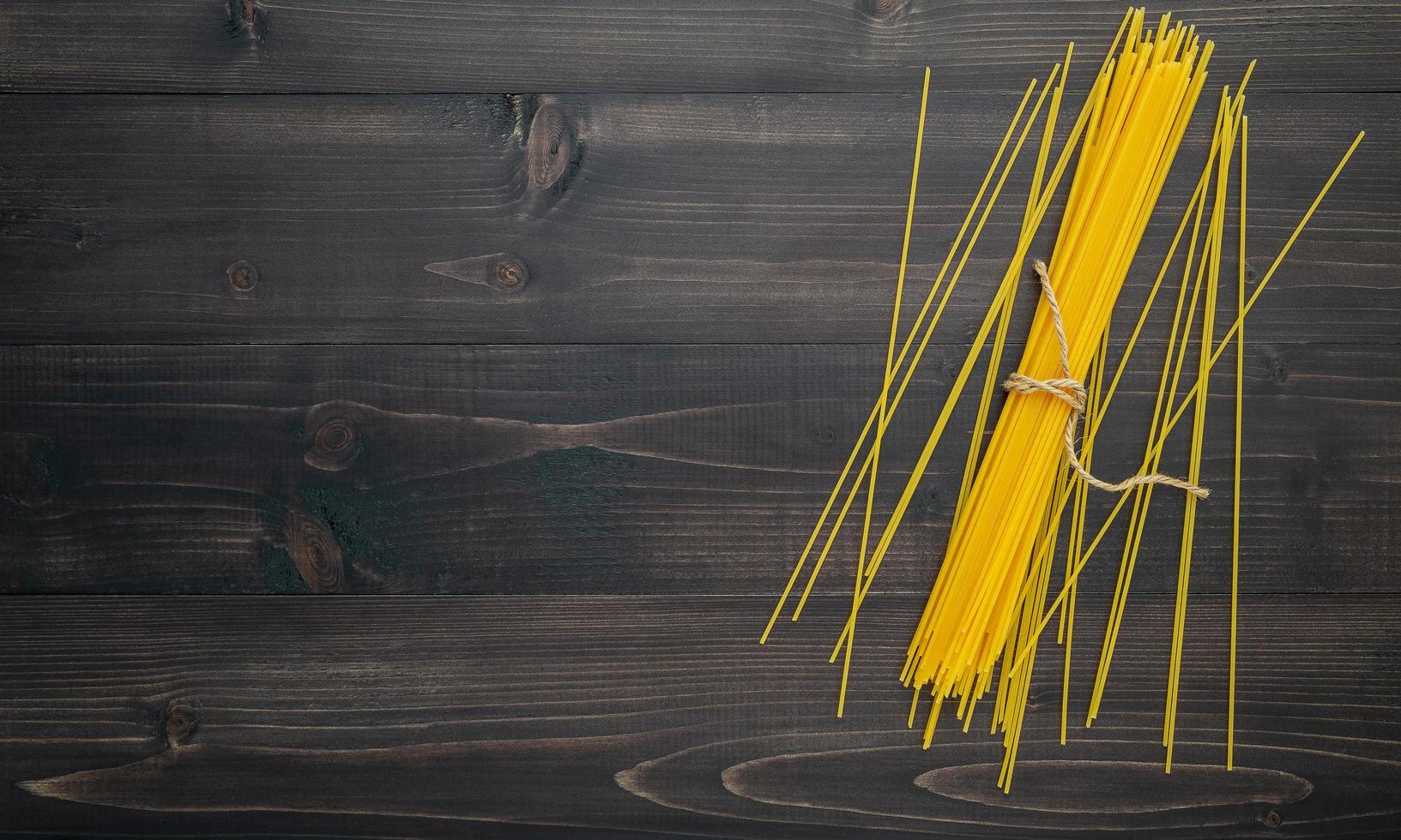 spaghettinoedels en exemplaarruimte foto