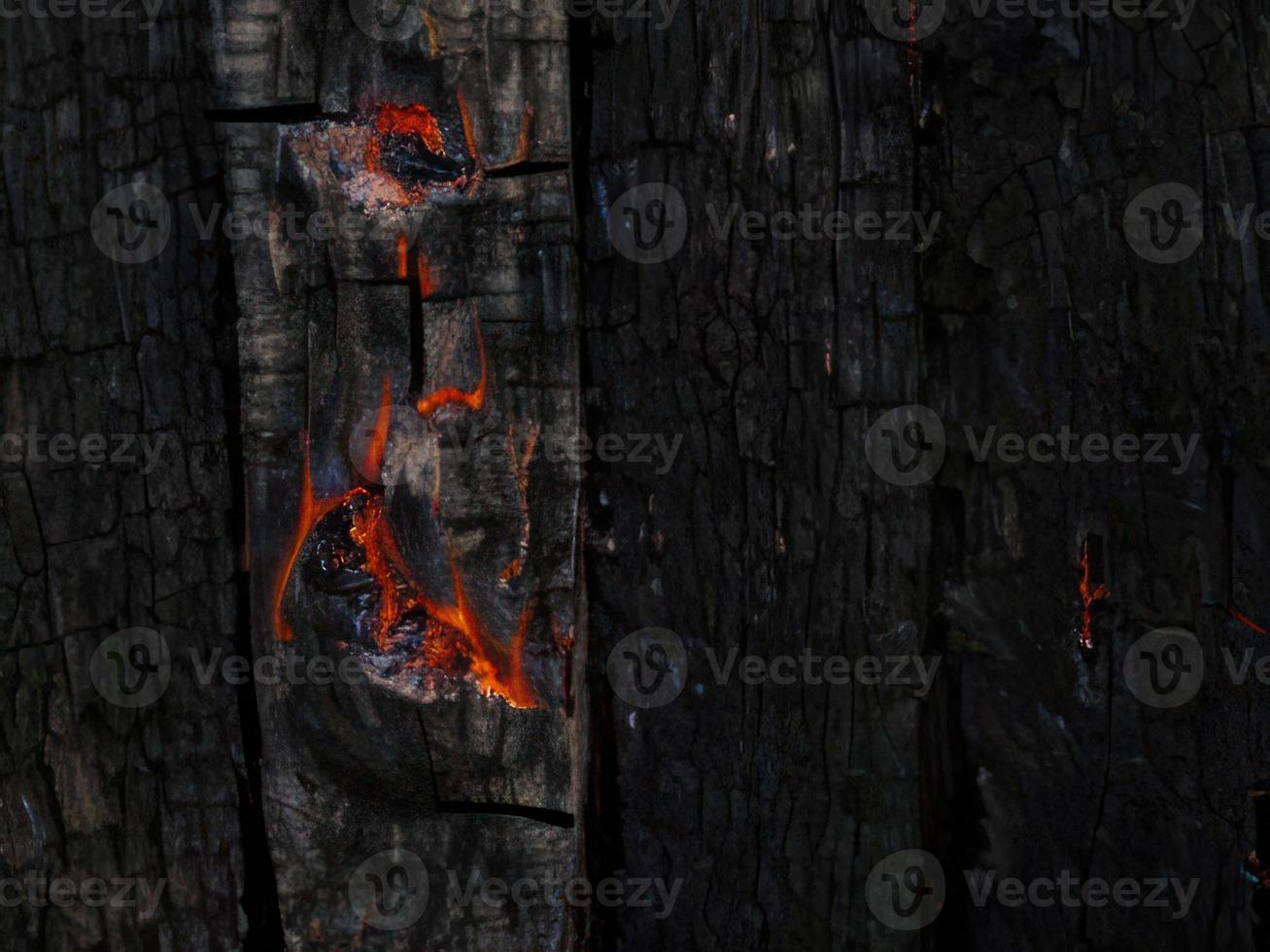 verbrand hout structuur achtergrond foto