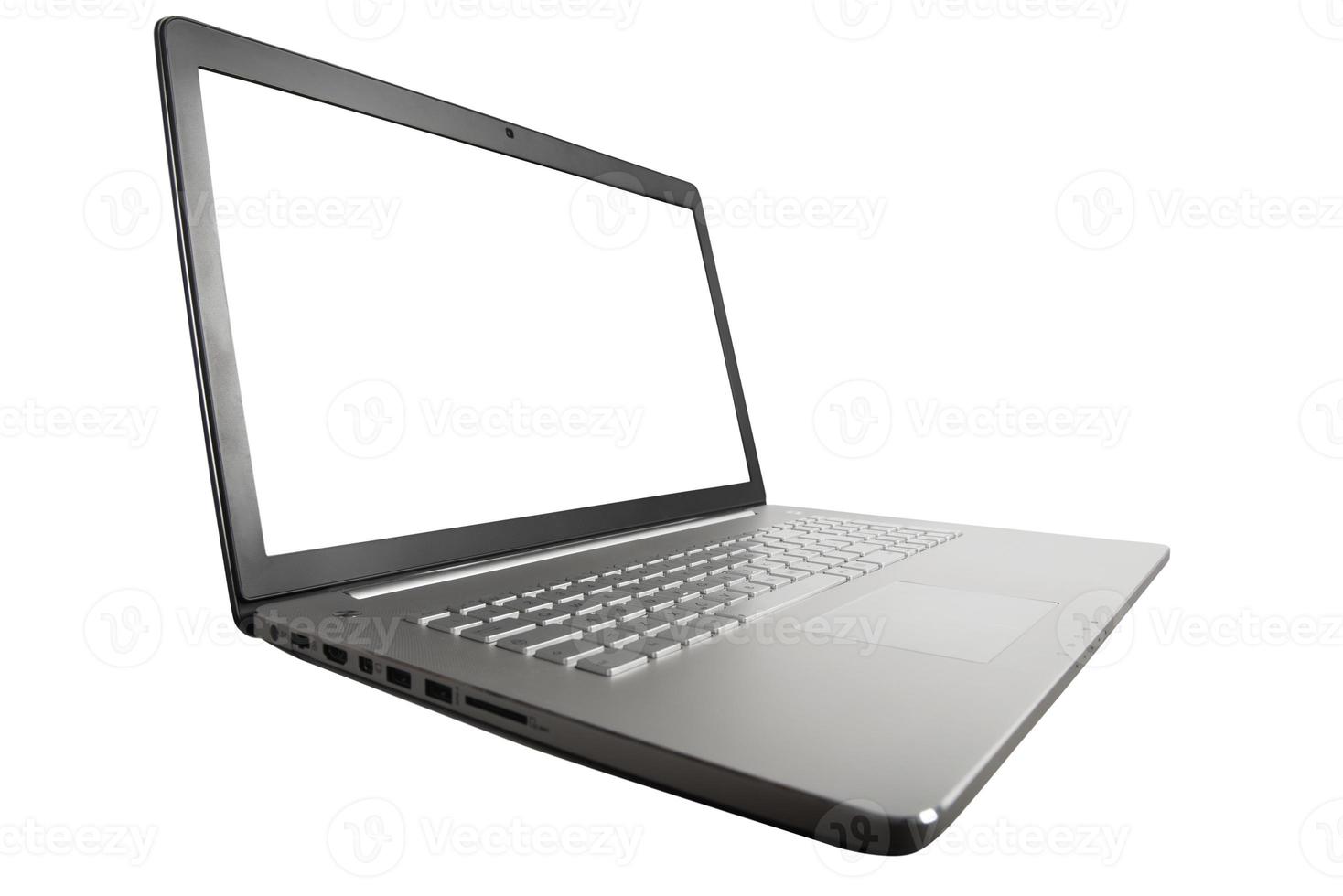 beeld van een laptop. concept van internet sharing en technologie foto