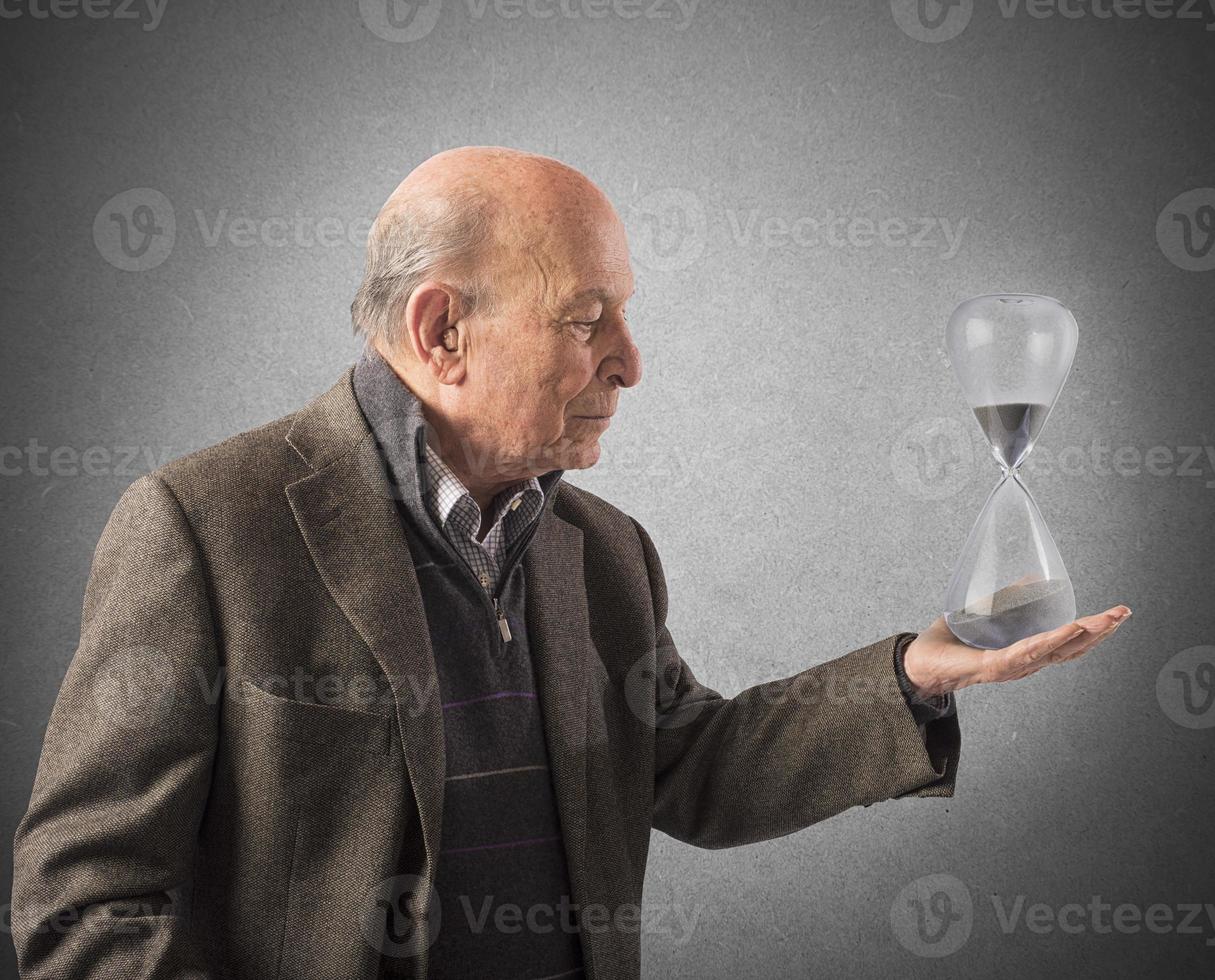 ouderen en de passage van tijd foto