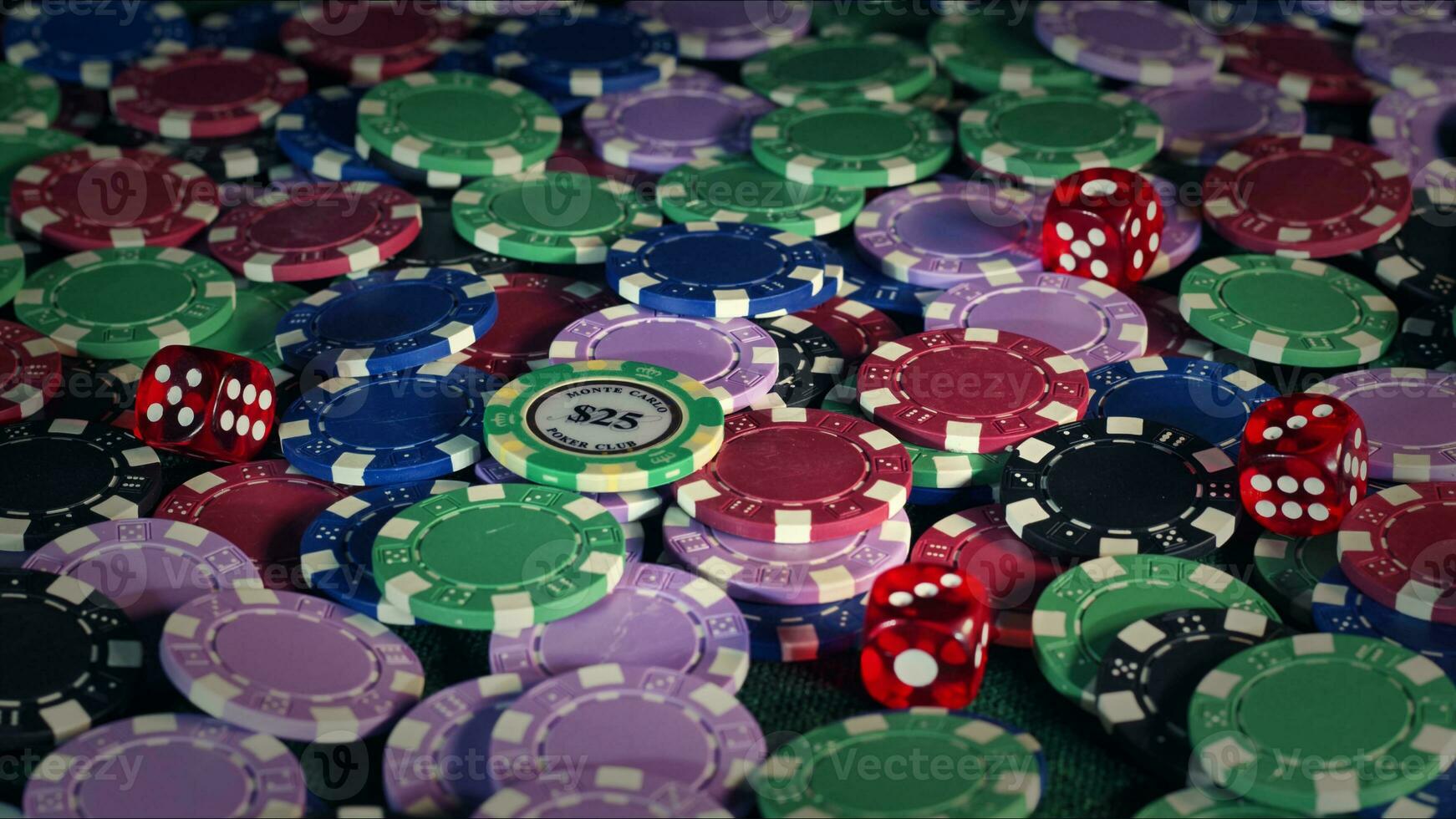 spel het gokken gereedschap geld poker chips foto