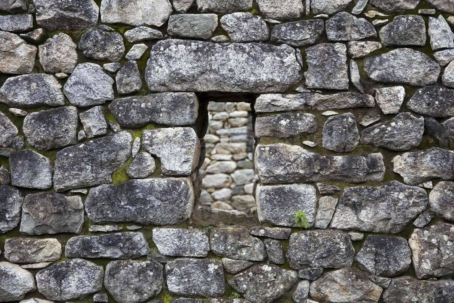 oude stenen muur foto