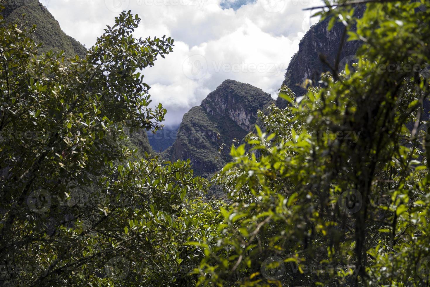 machu picchu in peru foto