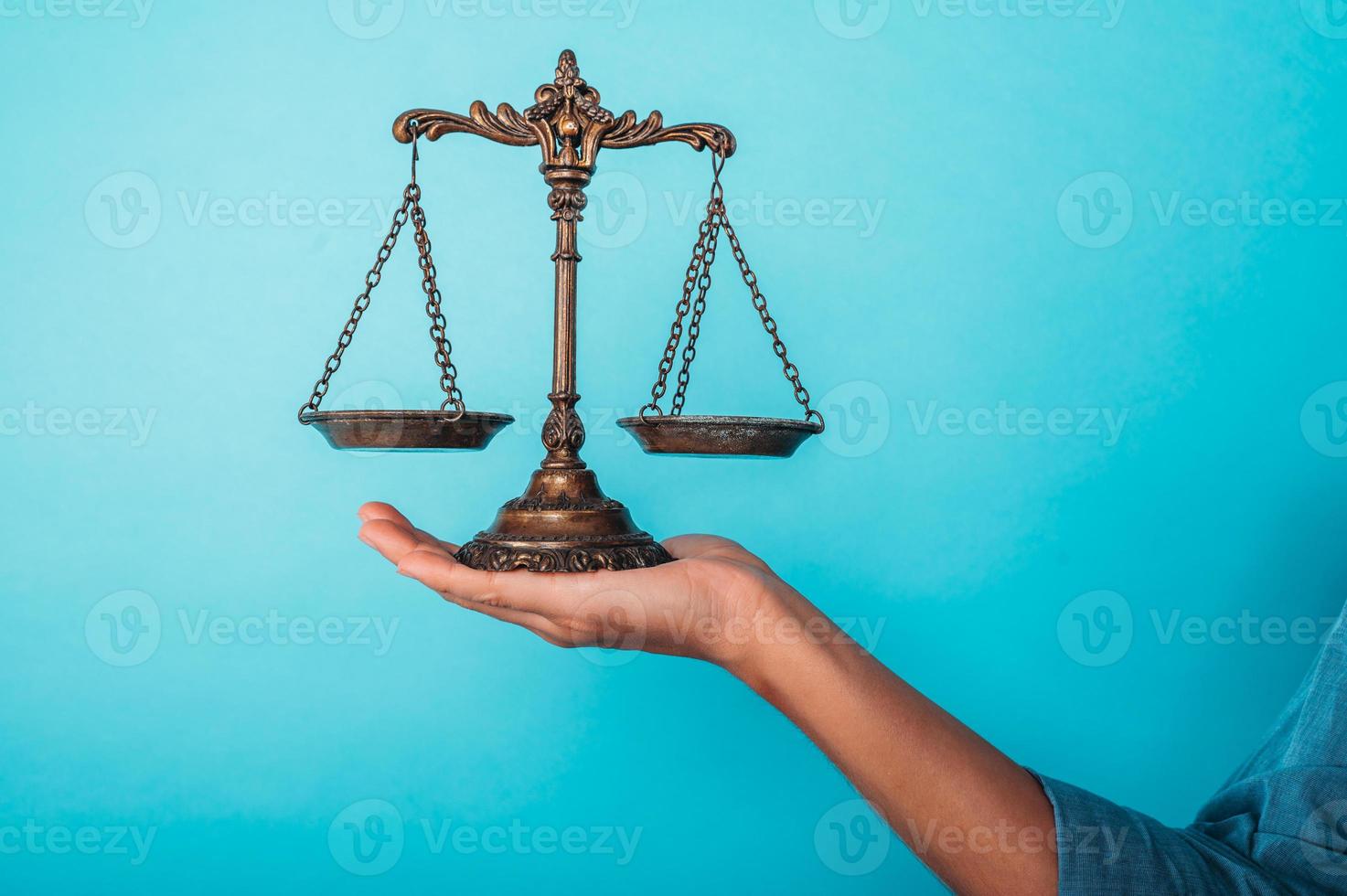borden in de balans net zo concept van financiën en gerechtigheid wet foto