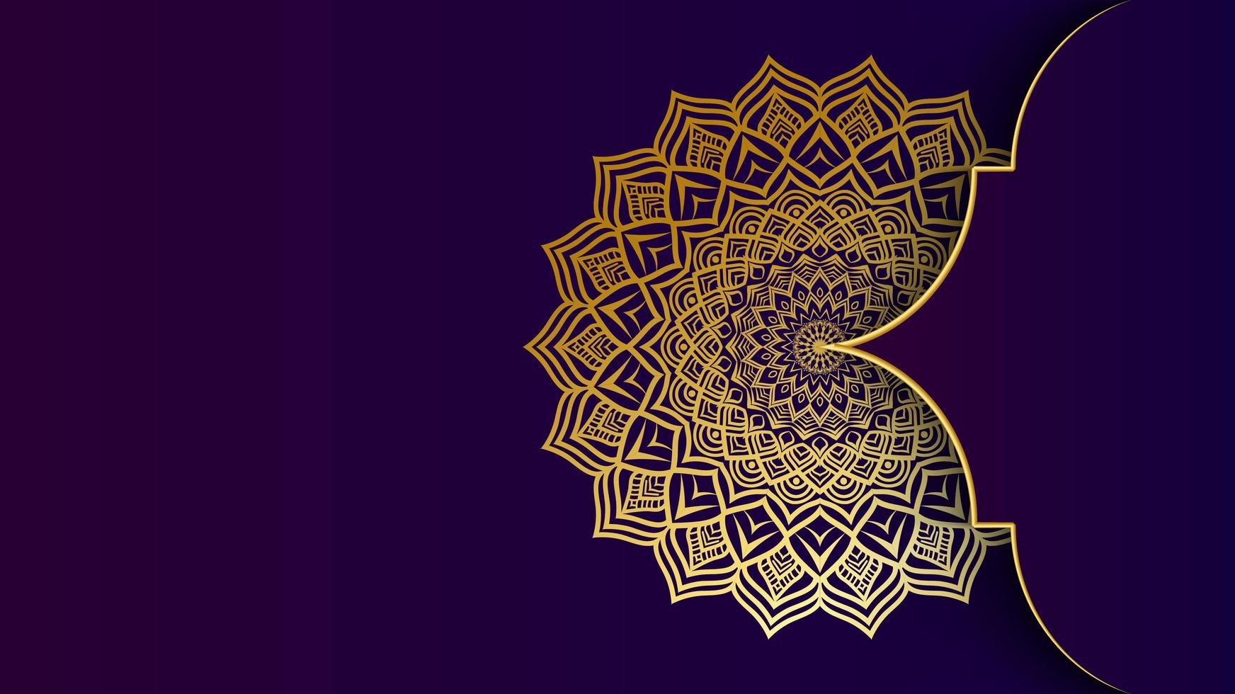 luxe mandala achtergrond met gouden arabesk patroon Arabisch Islamitisch oosten- stijl.decoratief mandala voor afdrukken, poster, omslag, brochure, folder, spandoek. foto