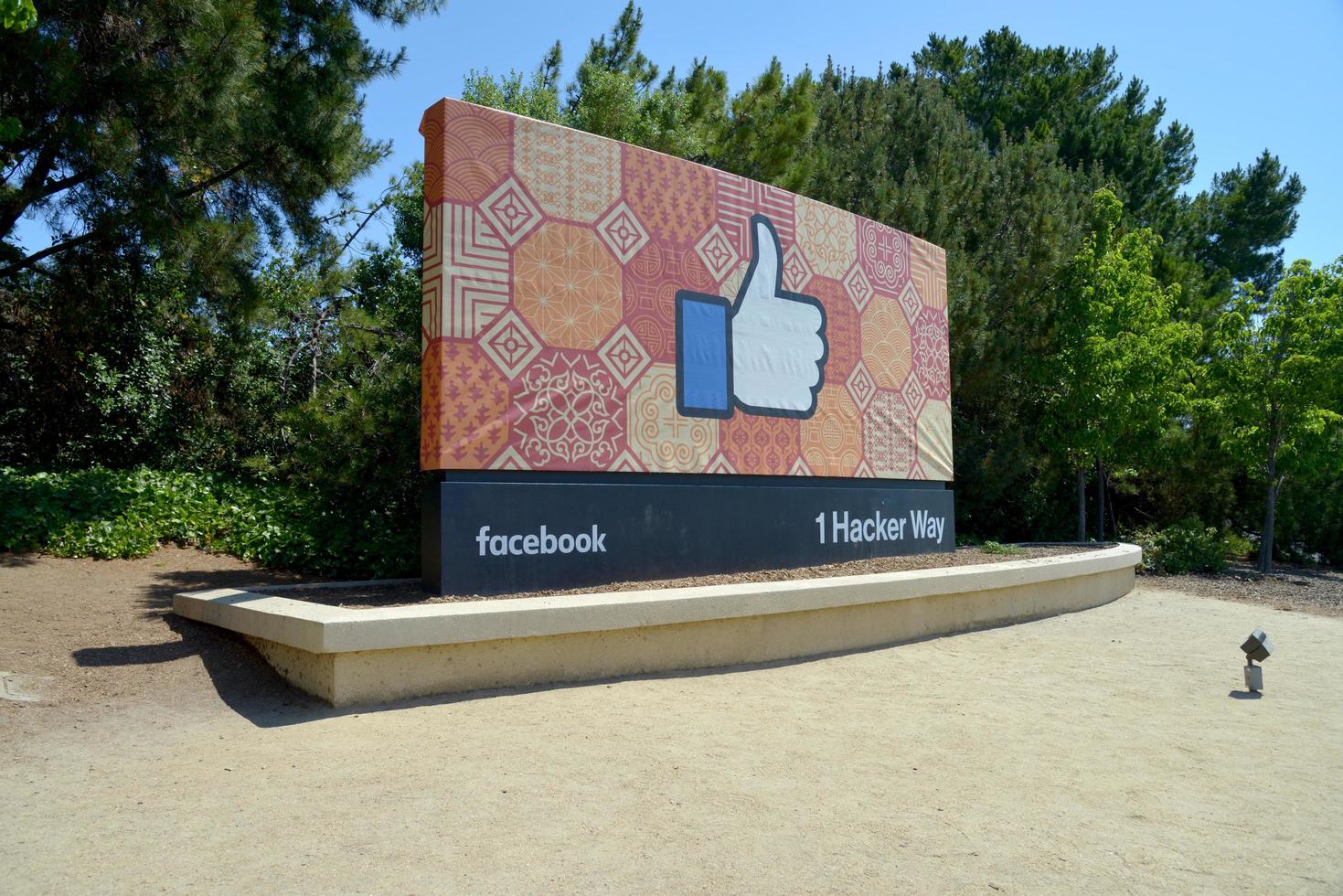 facebook hoofdkantoor in Menlo Park, Californië foto