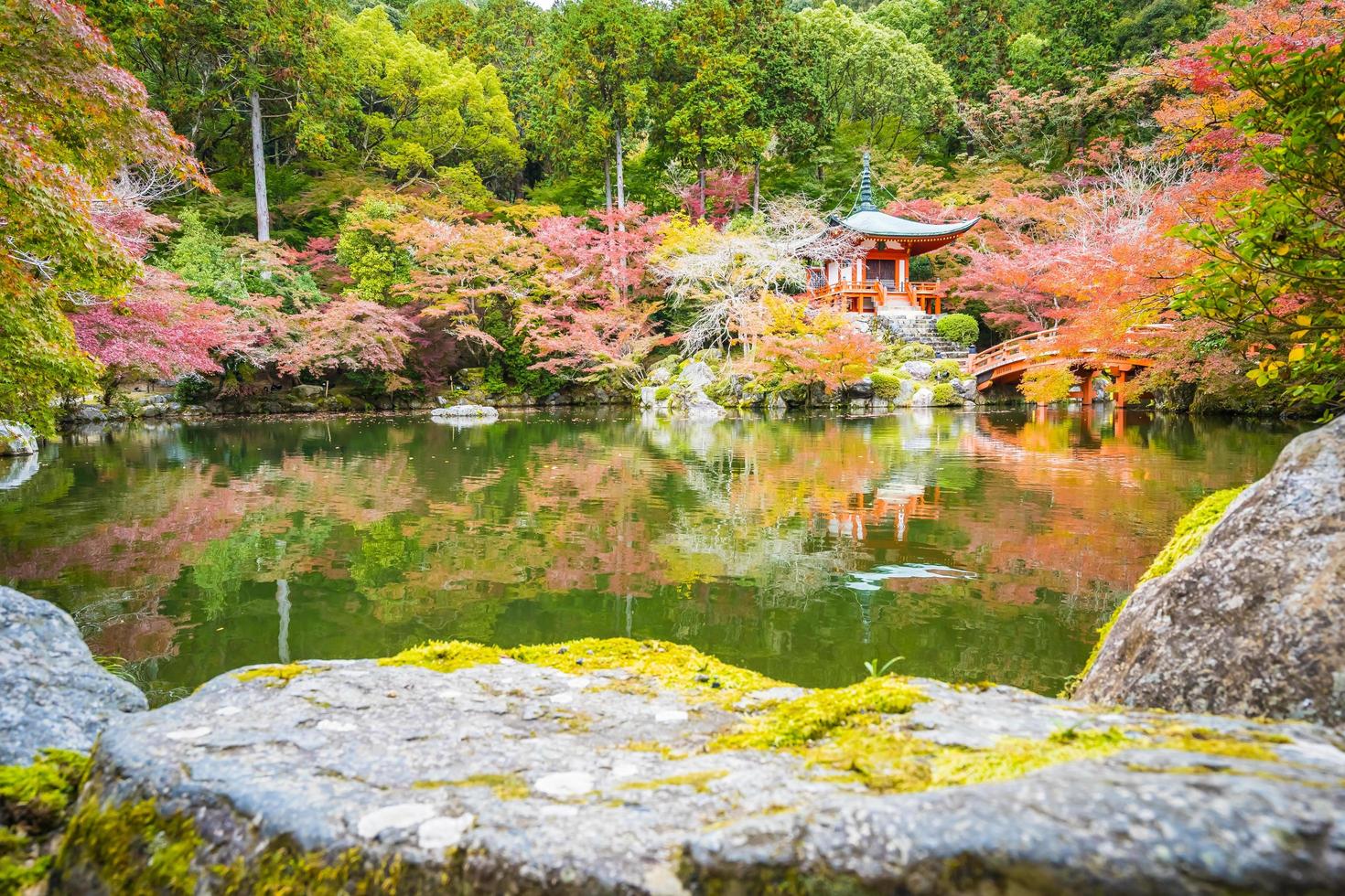 daigoji-tempel in kyoto, japan foto