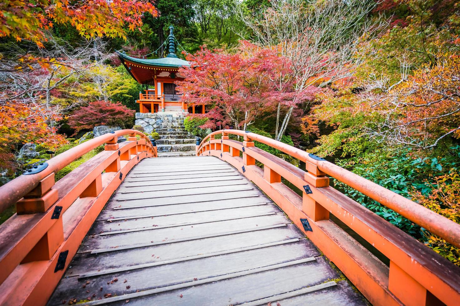 daigoji-tempel in kyoto, japan foto