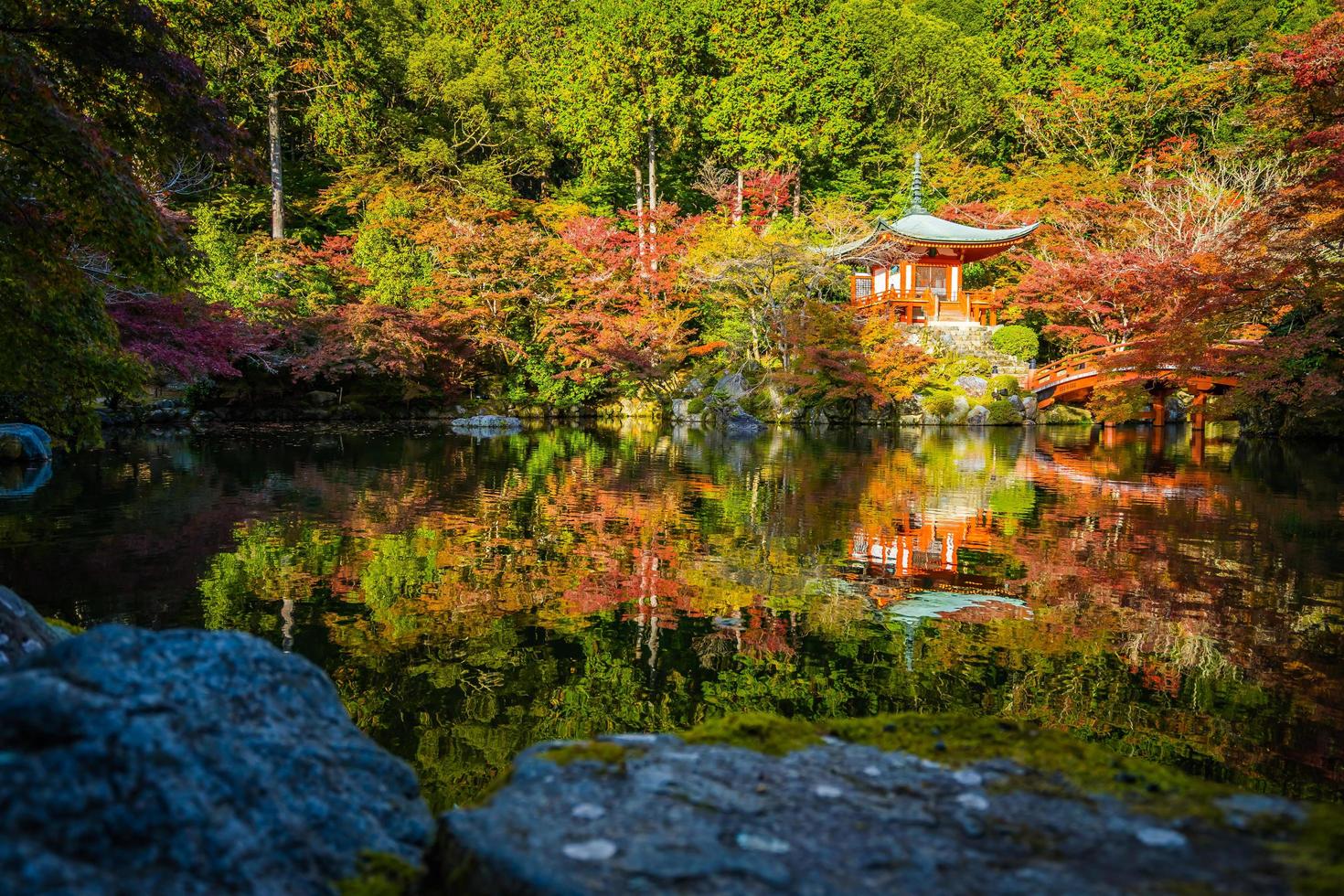 daigoji-tempel in kyoto, japan foto