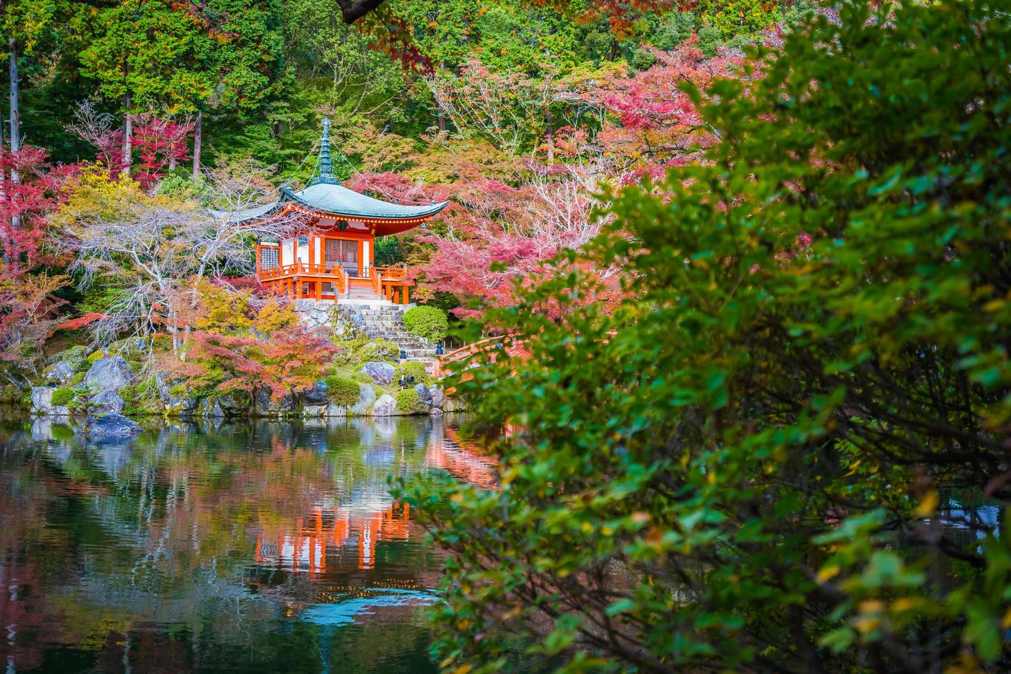 daigoji-tempel in kyoto, japan foto