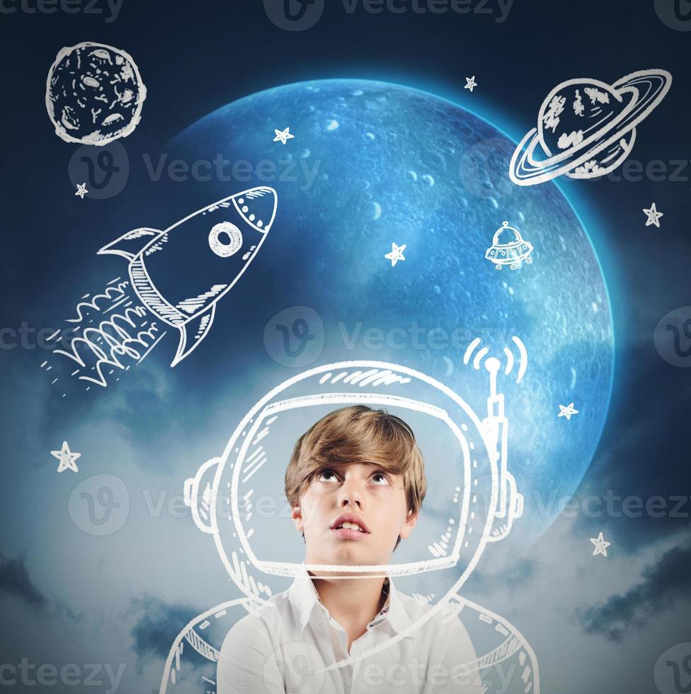 astronaut kind concept foto