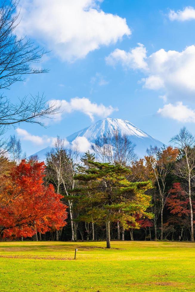 mt. fuji met in yamanashi, japan foto