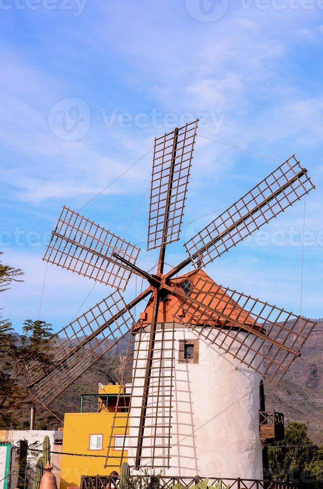 oud wind propeller foto