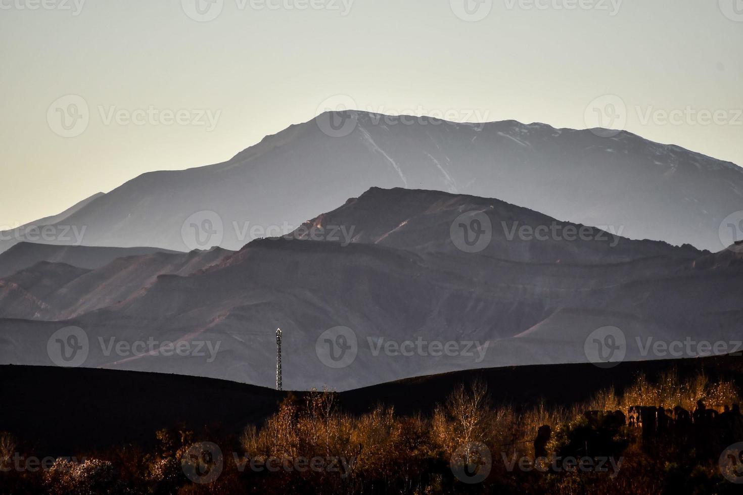 schilderachtige berglandschap foto