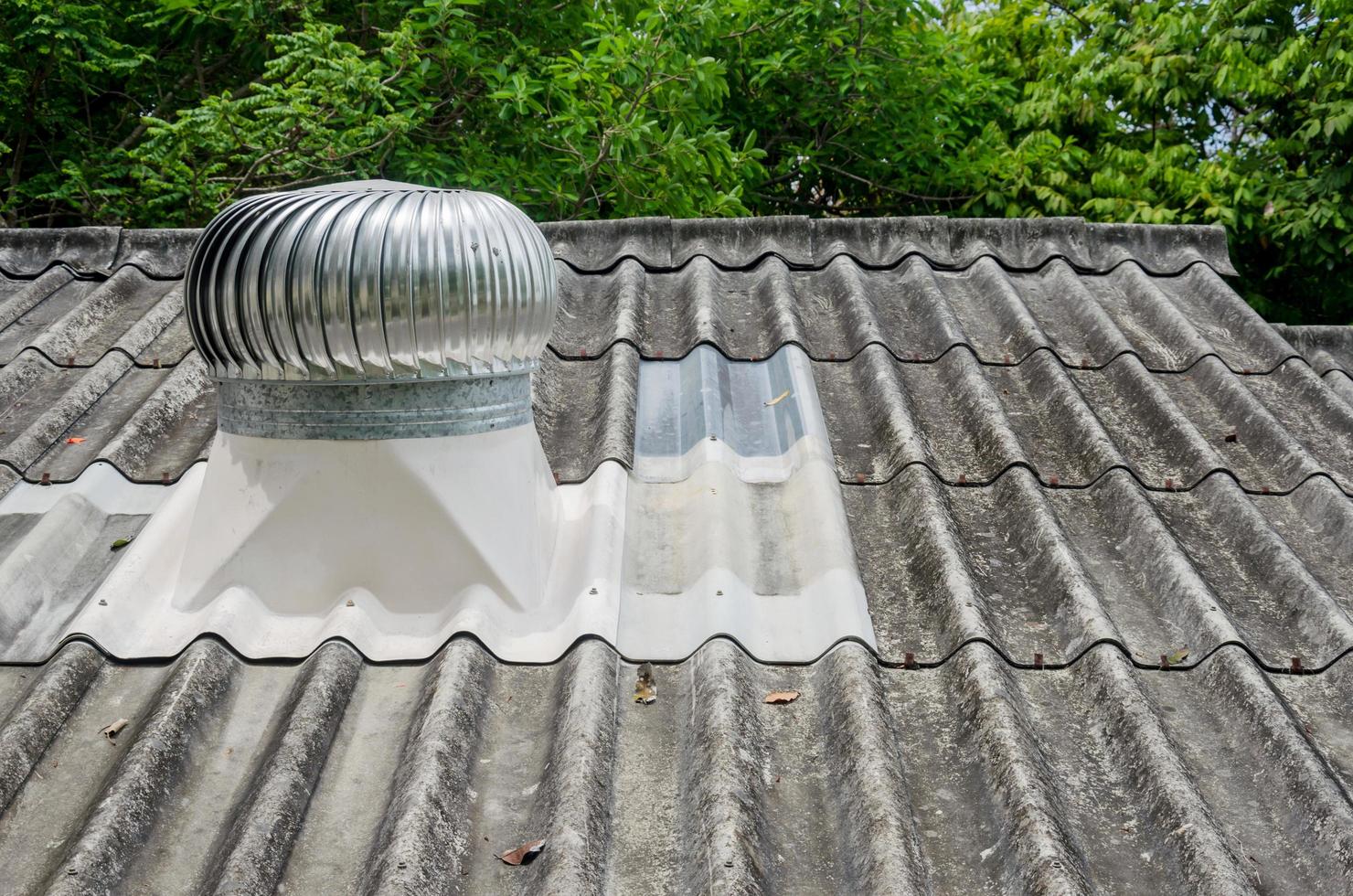 ventilatie op een dak foto