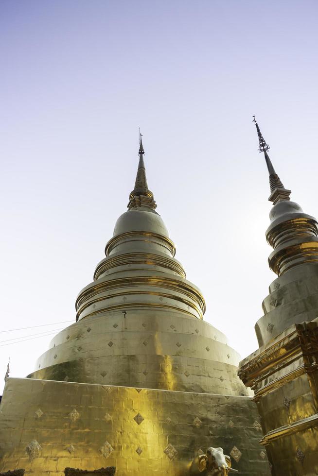 Thaise boeddhistische openbare tempel foto