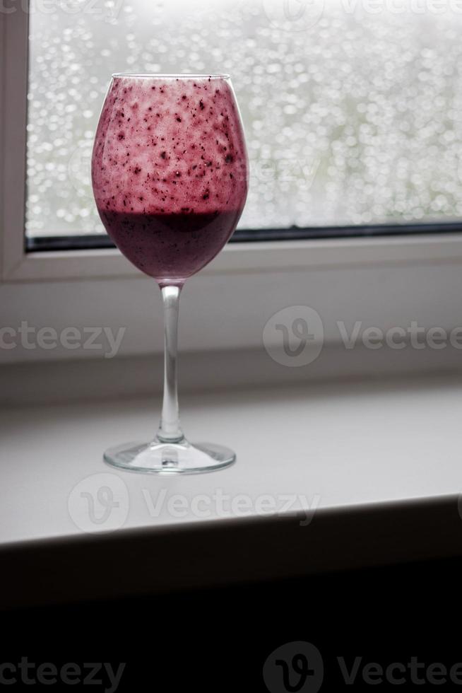 vers bosbes smoothie foto