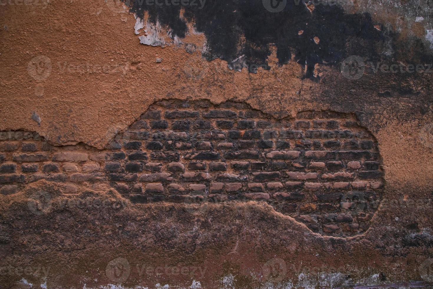 oud historisch gebouw steen muur grunge patronen kan worden gebruikt net zo een structuur achtergrond behang foto