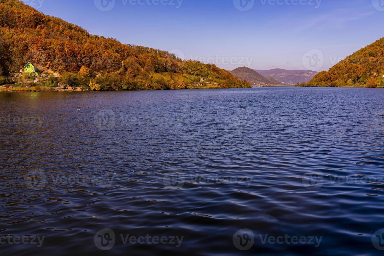 Donaukloof in Djerdap aan de Servisch-Roemeense grens foto