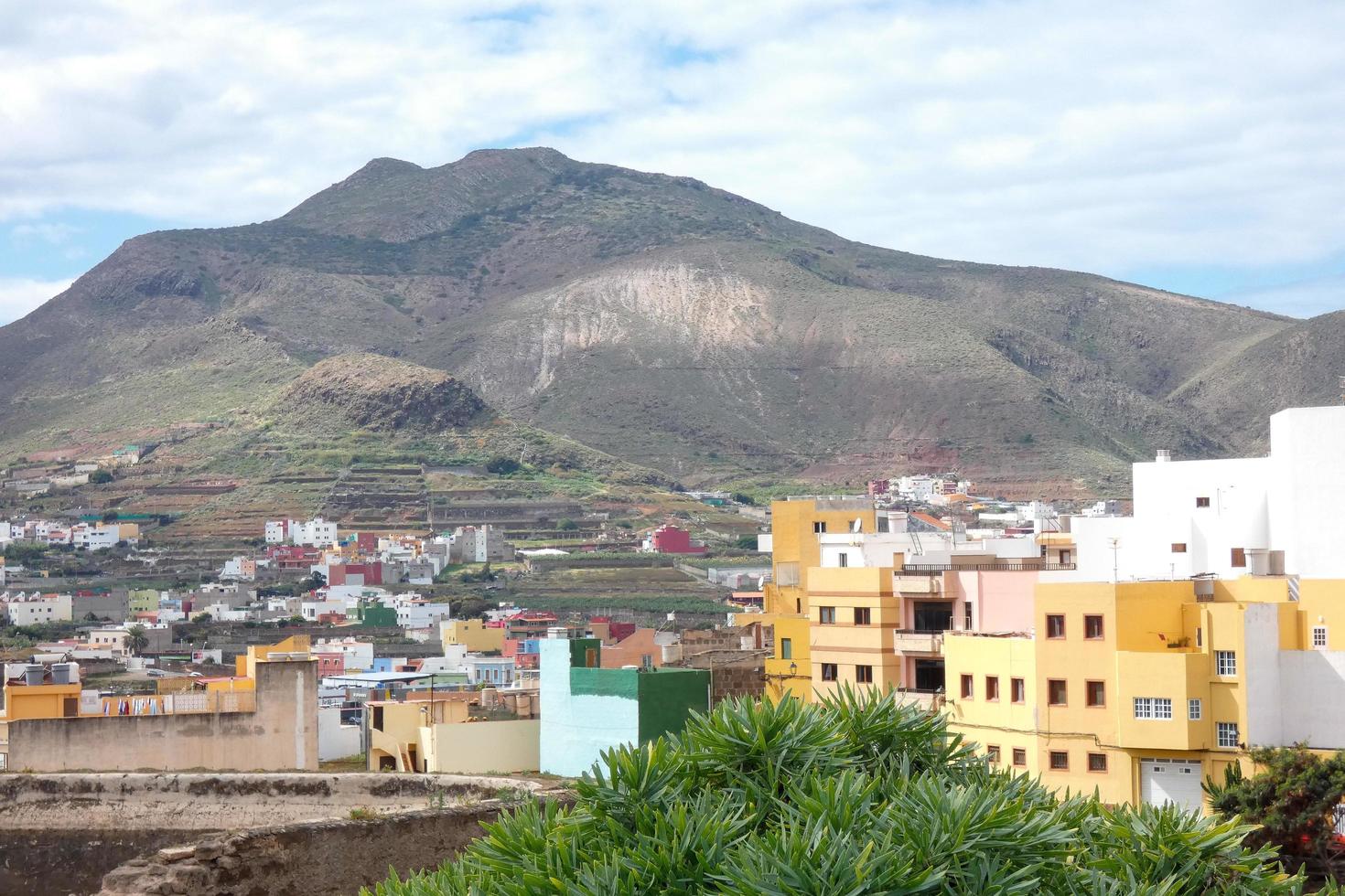 eiland van oma canaria in de atlantic oceaan foto